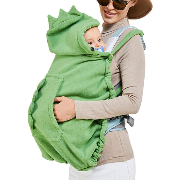 Baby Carrier Cover Stroller Cover,Newborn Hooded Stretchy Cloak,Soft Kangaroo Hoodie for Mom