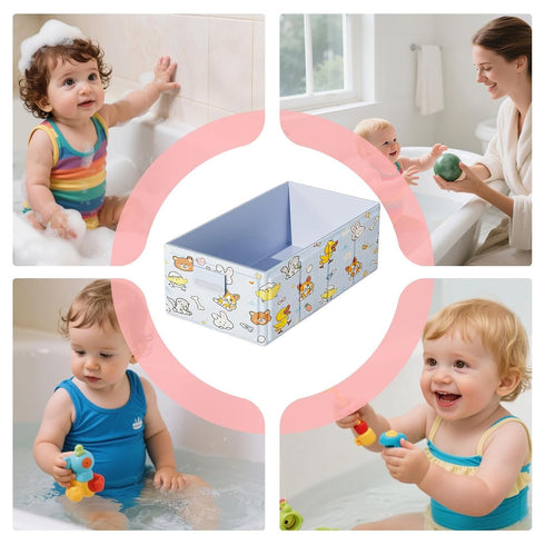 Generic 84x43x34cm Portable Foldable BathsTub, PVC Leakproof Travel Bathtub with Stable Structure for Bathing, Soaking