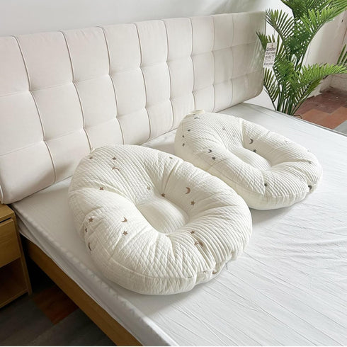 EFELIM 23.6x29.5inch) Large Nest Pillow with Cotton Cover, Skin Friendly Lounger Pillow Multifunctional Soft Floor