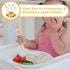 E-far 10-Piece Gold Toddler Utensils, Kid Stainless Steel Silverware Set, Safe Forks and Spoons for Self Feeding
