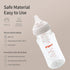 Pigeon Glass Nursing Bottle Wide Neck, Streamlined Body, Natural Feel, Easy to Clean, Heat-Resistant, 8.1 Oz (Pack of 2)