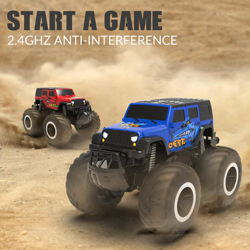 Amphibious Remote Control Car Toys for Boys - 2.4GHz 1:16 All Terrain Off-Road RC Car, Waterproof Monster Truck