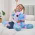 Muiteiur Giant Unicorn Stuffed Animal - XL 43.4 inch Blue Plush Pillow Gift for Girl Boy Kid