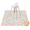 WOMUMON Splat Mat for Under High Chair/Arts/Crafts, Waterproof and Anti-Slip Splash Mat Floor