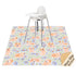 WOMUMON Splat Mat for Under High Chair/Arts/Crafts, Waterproof and Anti-Slip Splash Mat Floor