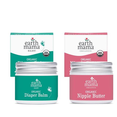 Earth Mama Nipple Butter & Diaper Balm | Nipple Cream & Organic Skincare for