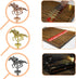 11 2 2 HOROW Horse Racing Game - Wooden Horse Race Board Game with Luxury Metal Horses Dice and Cardsfor Kentucky Derby