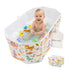 MORAIS Toddler Bathtub Collapsible & Portable, Foldable Baby Bath Tub for Shower &