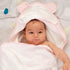 Hooded Baby Bath Towels for Newborns - Soft and Absorbent Pink Towels for Kids