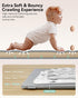 50 50 COMOMY Vegan Leather Baby Play Mats for Floor, x Play Mat for Playpen, Thickened High-Density Foam Playmats