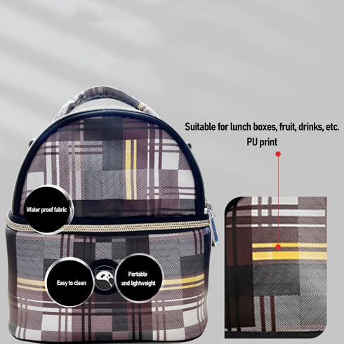 TZLMWDFRWG USB Milk Warmer Bag, Versatile Bottle Warmer Bag with Shoulder Strap, Canvas USB Heated Breastmilk Storage