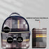 Haofy USB Heated Breastmilk Storage Bottle Warmer Bag, Canvas Baby Bottle Tote with Shoulder Strap for Picnic Work