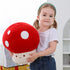 12 Inch WeBingo Mushroom Plush Pillow, Cute Large Mushroom Decor Stuffed Animal Plushies Stuffy for Girl Boy Kid Adult