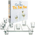 Fairly Odd Novelties Shot Glass Tic Tac Toe, Fun Party Board Drinking Game for Two, Clear