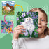 Paint-by-Numbers for Kids Ages 8-12, Acrylic Paint Set with 3 Canvas, 30 Pots, 5 Brushes, Horse Theme