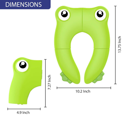 MAGTiMES Portable Folding Large Non Slip Silionce Pads Potty Training Seat for Kids Boys & Girls, Foldable Toddlers