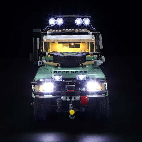 Lightailing LED Lighting Kit for Lego 10317 Land-Rover Classic Defender 90, Model Not Included