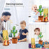 Emoin Dancing Cactus Toy, Cute Plushies Talking Baby Toy for 0-6 Months, Sensory Musical Toy for Babies