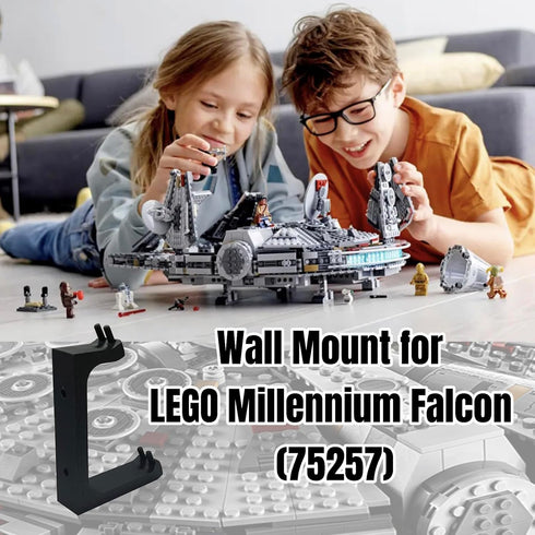 Wall Mount for LEGO Millennium Falcon 75257, Ultimate Display Solutions for Lego 75257 Millennium Falcon