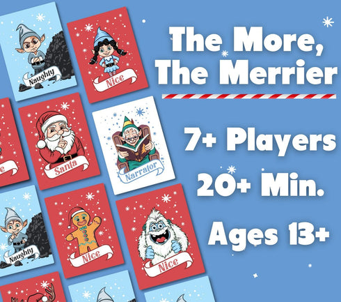OFF TOPIC Secret Santa: A Mystery Christmas Party Game for Adults - Figure Out Who's Naughty or Nice