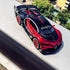 BDTCTK Bugatti Vision GT Supercar 1/32 Zinc Alloy Die Casting Pull Back Car Model Toy with Sound and Light (Red)