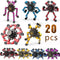 Sengtin 20pcs Random Fidget Spinners,DIY Deformable Robot Fingertip Toys,Decompression Spinner,Deformable Creative Mechanical Gyro