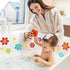 Cecliy 26 Pcs Non Slip Bathtub Stickers, Cute Daisy Shower Floor Non Slip Stickers for Safety Bathroom Tubs Shower