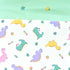 J-pinno Set, 100% 47" 59") Dinosaur Green Cute Boys Girls Cartoon Duvet Cover + Pillowcase Zipper Closure, Cotton