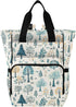 SUABO Various Blue Green Tree Pattern Baby Diaper Bag Backpack Large Bag Waterproof