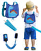 Lehoo Castle Toddler Leash, Toddler Harness with Leash with Anti Lost Wrist