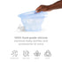5 Ubbi Collapsible Microwave Steam Sterilizer for Baby Bottles, Breast Pump Accessories & Pacifiers, Reusable Silicone