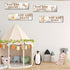 MJSXY Boy,4PCS Bear Nursery Wall Decor,Wooden Bear Wall Art for Baby Cute Boy Room Decor for Nursery Themes Bathroom