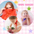 Toulite 100 Pcs Square Dance Scarves Bulk, 24 x 24 Inches Dancing Scarves for Performance Props
