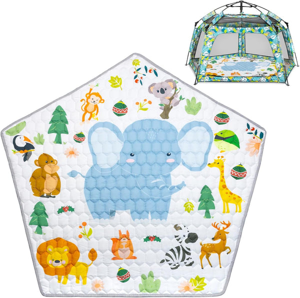 Playpen Mat Compatible with Funsland Baby Playpen Pop-up Tent - Soft Non