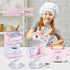 Ehome Play Kitchen Toys Set with Coffee Maker, Mixer, Toaster for Kids Ages 4-8