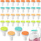 Ylinge 36 Pieces Nail File Pads Nail Grinding Heads Replacement Pads for Baby