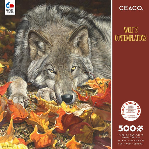Ceaco Wolf's Contemplation - 500 Piece Jigsaw Puzzle