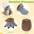 21" 3 2 Tezituor Platypus Stuffed Animal with Babies & Eggs, Cute Realistic Platypus Plush Toys for Kids, Christmas