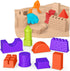 Bo-Toys 50 Set, Ps Deluxe Sand Molds Tools Sandbox Toddlers Toys, Beach Sand Castle Building, Indoor Outdoor Sensory