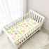 miaozhen 1 Pack 52x28 Cotton Baby Crib Sheets Comfy Breathable Style Coral Animals Toddler Mattresses for Nursery para