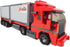 General Jim's Mighty Red Hauler - Double Van Container Semi-Truck Building Blocks Set, 345 Pieces
