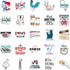 Hopetl 50PCS Professional Doctor Stickers, Medical Equipment Stickers Aesthetic Decals Vinyl Waterproof Doctor