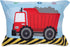 Baby Boom 4 Set, Set Funhouse Construction Area Piece Toddler Bedding Trucks Includes Comforter, Sheet Fitted + Top