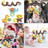 WILLWAY Car Seat Toys, Stroller Toy Baby Spiral Hanging Toys for Sensory Exploration, 0-12 Months