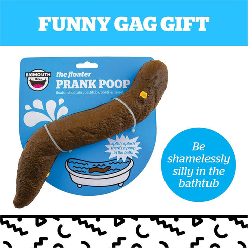 Summer BigMouth Inc "The Floater Fake Floating Poop Inflatable, Realistic Turd, Funny Pool Prank, Bathtub Prank & Joke