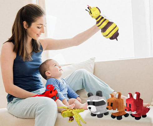 Laxkpoe 3PCS Grow a Garden Plush,Soft and Cute Collectible Animal Plushies Toys-an Ideal Gift for Any Occasion