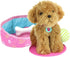 Sophia's Plush Puppy Dog and Accessories Set with Leash, Food Bowl, Brush, Toy Ball, Toy Bone, Bed, and Blanket for 18" Dolls, Multicolor
