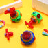 TOYANDONA 3 Pcs LED Light Up Spinning Top Toys, Flashing Music Spinning Tops for Kids Birthday Party Favors