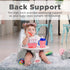 4+ Nuby My Floor Seat - Portable Baby Chair with Soft Foam Cushion, Safety Harness, and High Back Design - Months