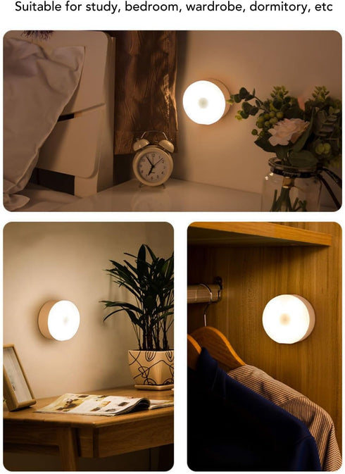 RYGVPR 3 Dimming 500mAh Colors Stepless Bedroom Sleep Light USB Rechargeable Wall Mount LED Night Light Baby Nursing